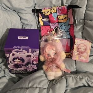 SKULLPANDA × My Little Pony Series Plush Doll Pendant "Fluttershy" Confirmed